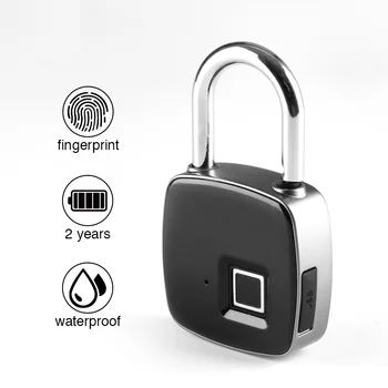 USB Rechargeable Keyless Fingerprint Lock Door Lock Fingerprint Smart Padlock Quick Unlock Zinc Alloy Metal Waterproof Lock
USB Rechargeable Keyless Fingerprint Lock Door Lock Fingerprint Smart Padlock Quick Unlock Zinc Alloy Metal Waterproof Lock