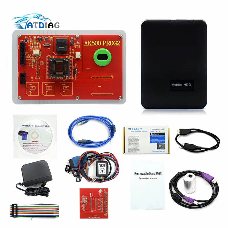 2018 newest AK500 Pro AK500 Key Programmer for Mercedes Be-nz With EIS SKC Calculator + HDD database hard disk full set
2018 newest AK500 Pro AK500 Key Programmer for Mercedes Be-nz With EIS SKC Calculator + HDD database hard disk full set