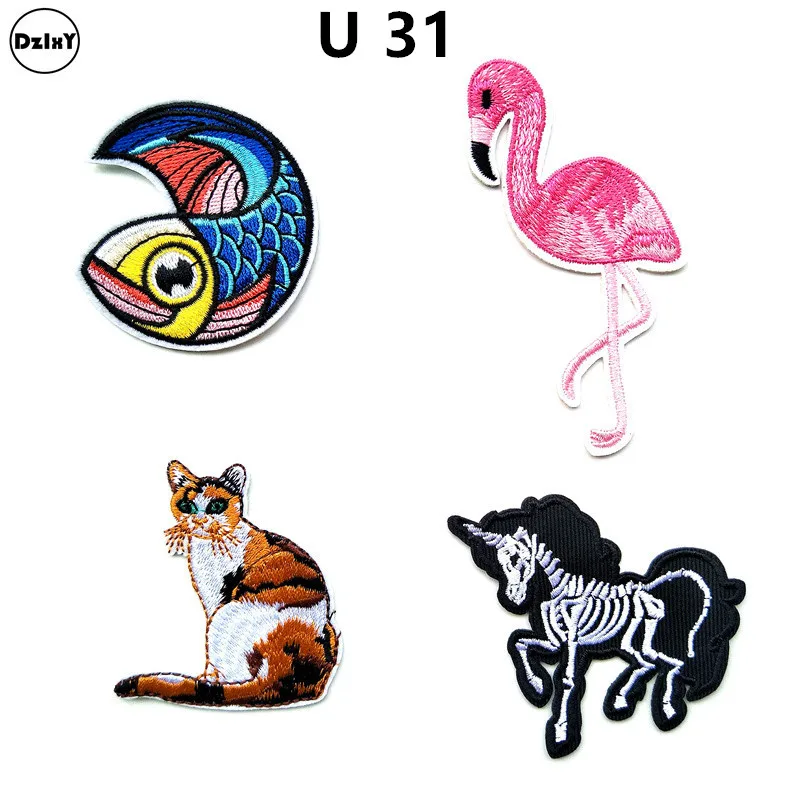 Goldfish Embroidery Patches for Clothing DIY Stripes Flamingos Appliques Clothes Stickers Unicorn Iron on Badges @U31
Goldfish Embroidery Patches for Clothing DIY Stripes Flamingos Appliques Clothes Stickers Unicorn Iron on Badges @U31