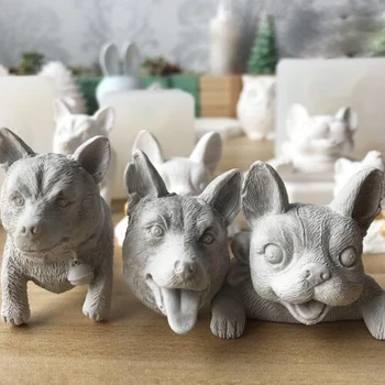 Car air condition decoration dog shape silicone mold fondant cake mold 3D aroma wax mini Husky cute dog molds aroma stone mold
Car air condition decoration dog shape silicone mold fondant cake mold 3D aroma wax mini Husky cute dog molds aroma stone mold