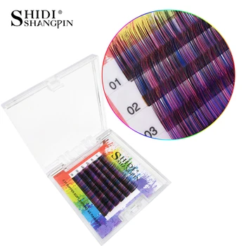 New 6 Rows C Curl Mix length colorful lashes extensions natural false eyelashes individual lashes rainbow eyelash extension kit
New 6 Rows C Curl Mix length colorful lashes extensions natural false eyelashes individual lashes rainbow eyelash extension kit