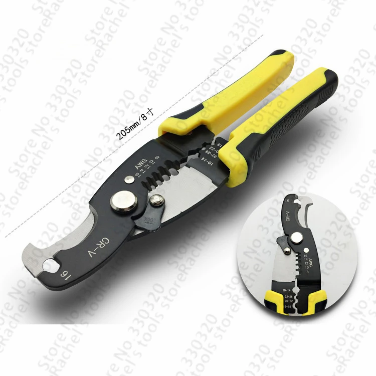 Multi-purpose tools Multi functional wire cutter cable strippping tool crimper for non insulated terminals
Multi-purpose tools Multi functional wire cutter cable strippping tool crimper for non insulated terminals