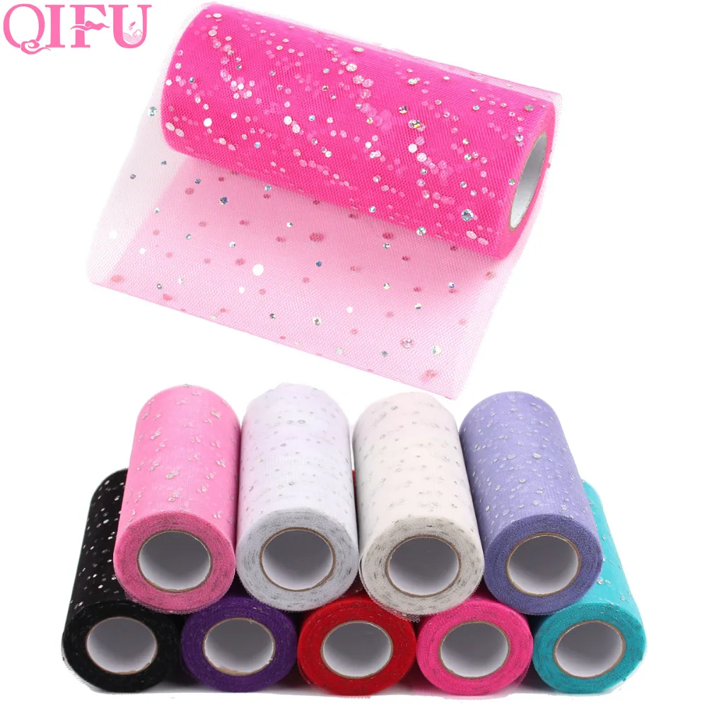 QIFU 10 25 Yards 15cm Tulle Roll Glitter Tutu Wedding Decoration Bridal Tulle Fabric Craft DIY Craft Birthday Party Supplies
QIFU 10 25 Yards 15cm Tulle Roll Glitter Tutu Wedding Decoration Bridal Tulle Fabric Craft DIY Craft Birthday Party Supplies