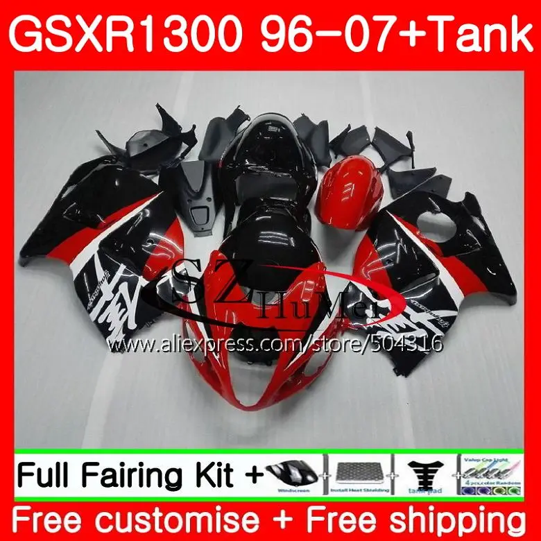 Fairings For SUZUKI Hayabusa GSXR1300 96 07 GSXR 1300 96 97 98 99 00 01 42SH4 GSX R1300 1996 1997 1998 1999 2001 HOT Red black
Fairings For SUZUKI Hayabusa GSXR1300 96 07 GSXR 1300 96 97 98 99 00 01 42SH4 GSX R1300 1996 1997 1998 1999 2001 HOT Red black