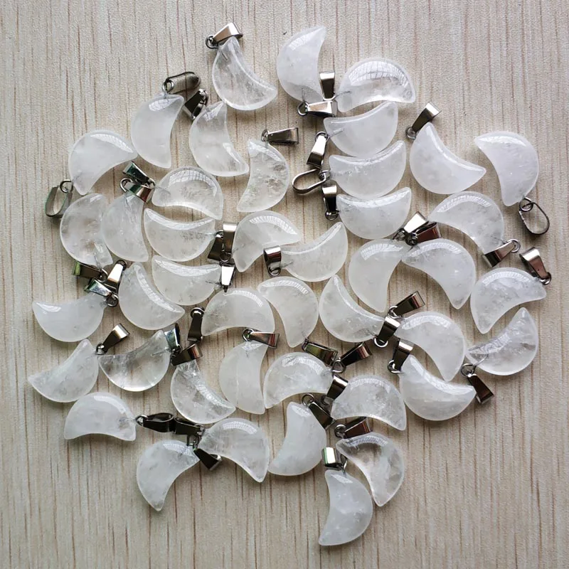 2019 fashion good quality natural crystal crescent moon shape charms pendants for DIY jewelry making Wholesale 50pcs free
2019 fashion good quality natural crystal crescent moon shape charms pendants for DIY jewelry making Wholesale 50pcs free