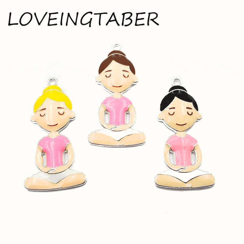 ( Choose Color First ) 48mm*26mm 10pcs /lot Full Enamel Yoga Girl Sit Crosslegged Pendant For Fashion Neckalce Making
( Choose Color First ) 48mm*26mm 10pcs /lot Full Enamel Yoga Girl Sit Crosslegged Pendant For Fashion Neckalce Making