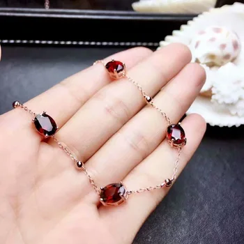 shilovem 925 sterling silver garnet link bracelet fine jewelry classic women plant gift NEW anniversary 4*4mm tfl040401ags
shilovem 925 sterling silver garnet link bracelet fine jewelry classic women plant gift NEW anniversary 4*4mm tfl040401ags