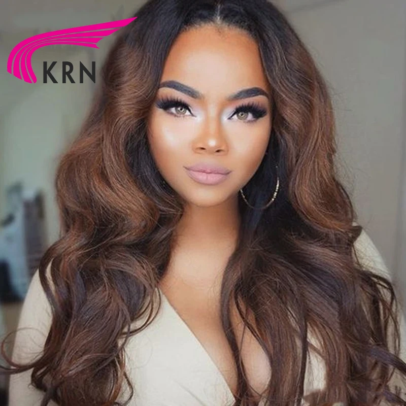 KRN ombre Color Honey Blonde 13X6 Lace Front Wig Brazilian Body Wave Remy Ombre Human Hair Wigs Pre Plucked Bleached Knots
KRN ombre Color Honey Blonde 13X6 Lace Front Wig Brazilian Body Wave Remy Ombre Human Hair Wigs Pre Plucked Bleached Knots