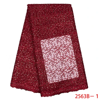 African Lace Fabric 2019 Embroidered Nigerian Laces Fabric High Quality French Tulle Lace Fabric For Wine Lace Fabric GD2563B-2
African Lace Fabric 2019 Embroidered Nigerian Laces Fabric High Quality French Tulle Lace Fabric For Wine Lace Fabric GD2563B-2