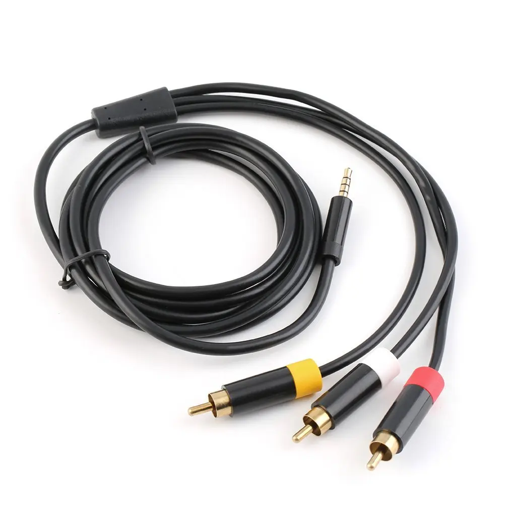New 1.8 Meter cable Audio Video AV RCA Video Composite Cable Cord For Xbox 360 E GamePad In stock durable
New 1.8 Meter cable Audio Video AV RCA Video Composite Cable Cord For Xbox 360 E GamePad In stock durable