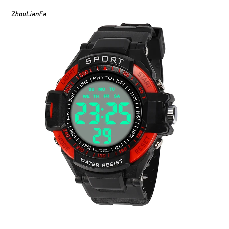 Men Sports Watch Military Fashion Digital Watches 2019 Luminous Electronic Wristwatches Clock Multi-functional Watches for Men
Men Sports Watch Military Fashion Digital Watches 2019 Luminous Electronic Wristwatches Clock Multi-functional Watches for Men