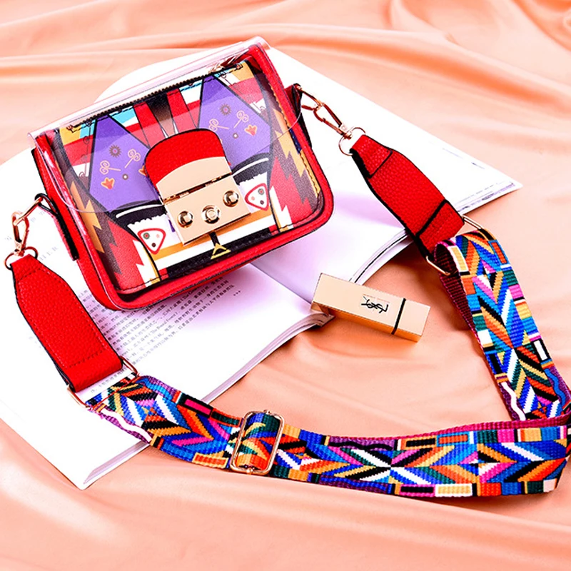 Fashion mini Red Women's Messenger Shoulder Bag Summer Clear PVC Transparent female womens handbags and purses ladies hand bags
Fashion mini Red Women's Messenger Shoulder Bag Summer Clear PVC Transparent female womens handbags and purses ladies hand bags