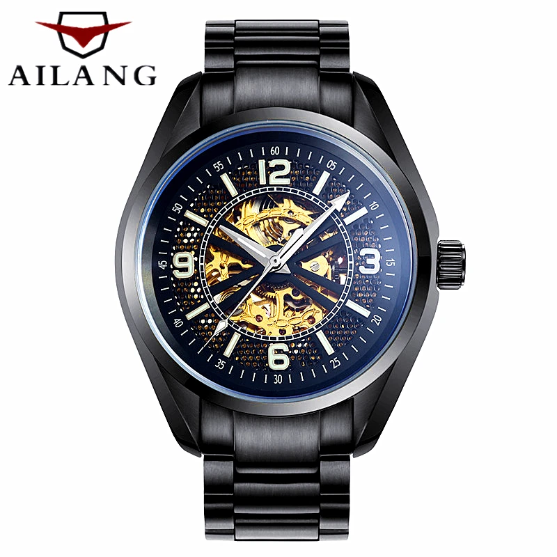 Stainless Steel Skeleton Mechanical Watch Fashion Luxury brand Men Business Wrist watch Men gift Automatic Mechanical Watch
Stainless Steel Skeleton Mechanical Watch Fashion Luxury brand Men Business Wrist watch Men gift Automatic Mechanical Watch