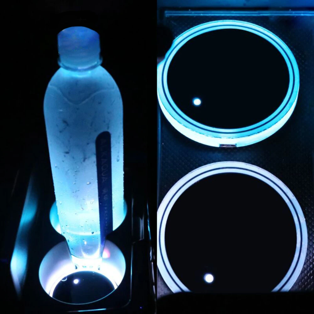 2PCS Car LED Light Cup Holder Bottom Pad 7 Colors Auto USB Ambient Light Atmosphere Lamp for All Car Anti-Slip Mat Auto Products
2PCS Car LED Light Cup Holder Bottom Pad 7 Colors Auto USB Ambient Light Atmosphere Lamp for All Car Anti-Slip Mat Auto Products