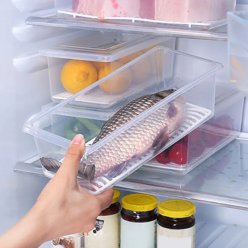 Fruit Vegetable Plastic Storage Box Food Storage Containers with Removable Drain Plate Hogard FE28
Fruit Vegetable Plastic Storage Box Food Storage Containers with Removable Drain Plate Hogard FE28