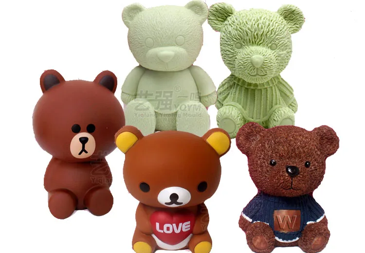 3D mousse cake mold Three-dimensional silicone cake mold Cartoon Sweater Bear Teddy Bear mold Silicone bakeware
3D mousse cake mold Three-dimensional silicone cake mold Cartoon Sweater Bear Teddy Bear mold Silicone bakeware
