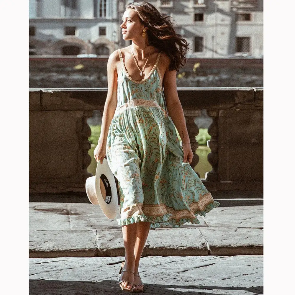 Pink Floral Vintge Strappy Sexy Midi Dress 2019 Women Loose Floral Print Chic Dress Summer Ruffles Beach Hippie Clothes Sundress
Pink Floral Vintge Strappy Sexy Midi Dress 2019 Women Loose Floral Print Chic Dress Summer Ruffles Beach Hippie Clothes Sundress