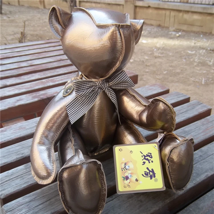 high quality goods,creative PU leather Teddy bear joint rotating bear plush toy ,Christmas gift h60
high quality goods,creative PU leather Teddy bear joint rotating bear plush toy ,Christmas gift h60