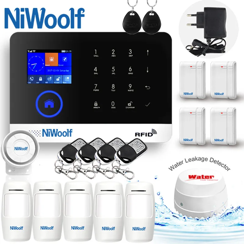 2019 APP WIFI + GSM Home Burglar Alarm System Touch Keyboard English Russian Spanish German Polish Italian French Portuguese
2019 APP WIFI + GSM Home Burglar Alarm System Touch Keyboard English Russian Spanish German Polish Italian French Portuguese