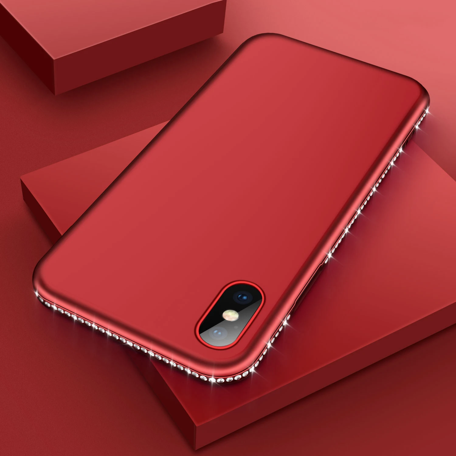 Rhinestone Silicone Case For iPhone X 5 7 8 6 6S Plus Case Glitter TPU Soft Matte Cover For iPhone 6 6S Plus Cases Coque
Rhinestone Silicone Case For iPhone X 5 7 8 6 6S Plus Case Glitter TPU Soft Matte Cover For iPhone 6 6S Plus Cases Coque