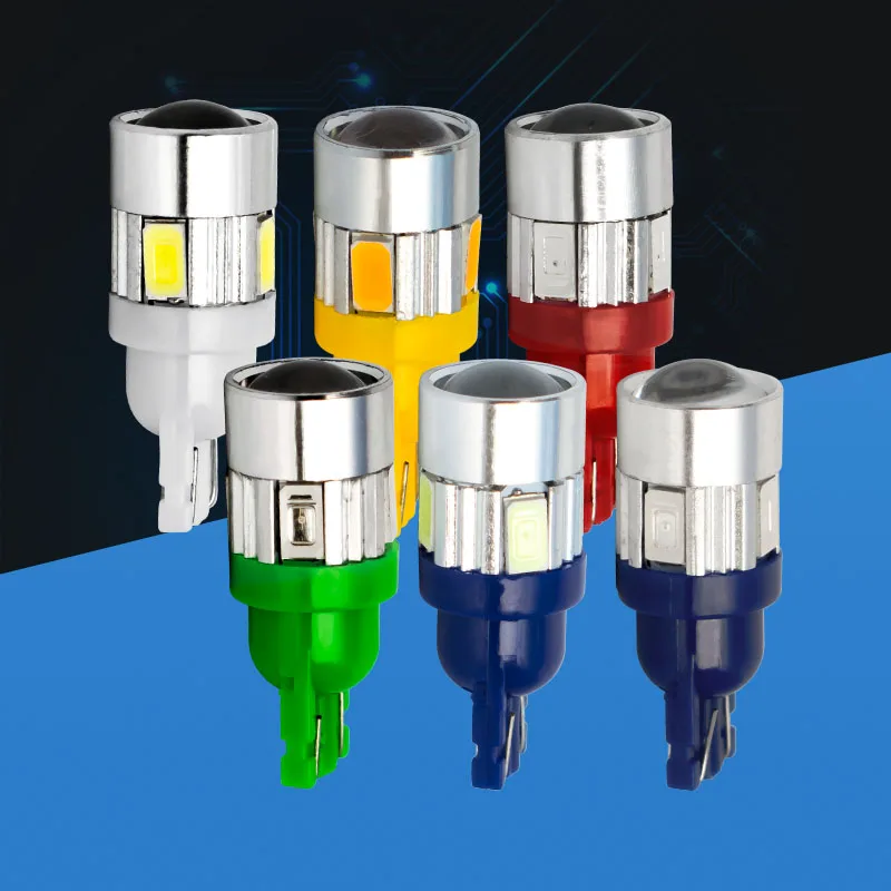 20PCS W5W WY5W 6 SMD 5630 5730 LED Projector Lens Car Clearance Light T10 194 AUTO Wedge Tail Side Bulb reading dome lamps 20X
20PCS W5W WY5W 6 SMD 5630 5730 LED Projector Lens Car Clearance Light T10 194 AUTO Wedge Tail Side Bulb reading dome lamps 20X