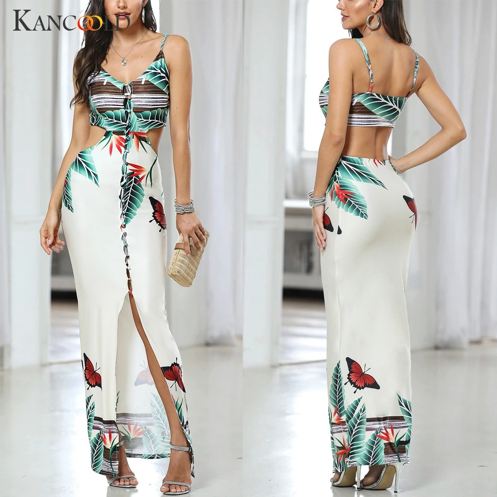 KANCOOLD dress Women Boho Print High Slit Deep V Slip Maxi Dress Summer sexy Jacquard fashion new dress women 2019jun12
KANCOOLD dress Women Boho Print High Slit Deep V Slip Maxi Dress Summer sexy Jacquard fashion new dress women 2019jun12