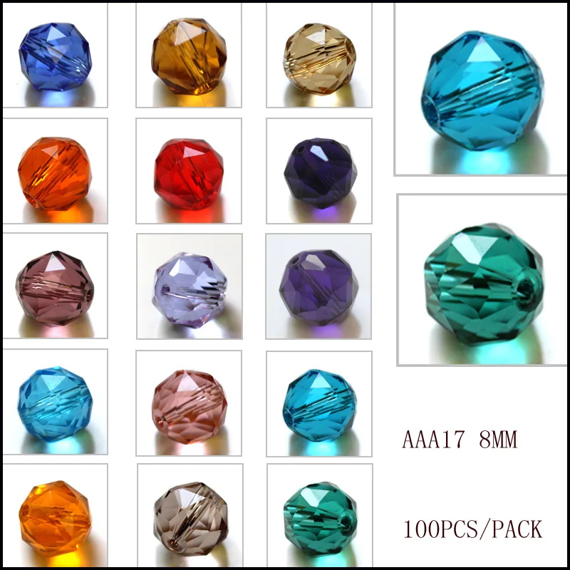 Wholesale 8mm Round Beads 18 Pick Color DIY Bracelet Necklace Round Diamond Facet Cutting Beads For Jewelry Free Shipping
Wholesale 8mm Round Beads 18 Pick Color DIY Bracelet Necklace Round Diamond Facet Cutting Beads For Jewelry Free Shipping