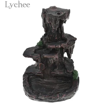 Lychee Life 1 PC Resin Mountain Waterfall Backflow Incense Burner Black Stick Incense Holder Home Decoration
Lychee Life 1 PC Resin Mountain Waterfall Backflow Incense Burner Black Stick Incense Holder Home Decoration