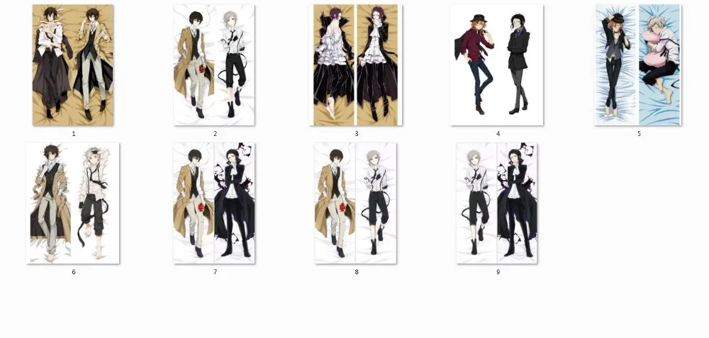 Hot anime Bungo Stray Dogs characters cool boys Osamu Dazai &Atsushi Nakajima & Ryunosuke Akutagawa pillow cover body Pillowcase
Hot anime Bungo Stray Dogs characters cool boys Osamu Dazai &Atsushi Nakajima & Ryunosuke Akutagawa pillow cover body Pillowcase