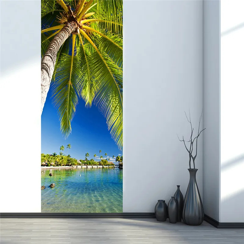 3D Lakeside Palm Tree Door Stickers Old Door Renovation Living Room Bedroom Door Home Decor Waterproof Removable Wall Sticker
3D Lakeside Palm Tree Door Stickers Old Door Renovation Living Room Bedroom Door Home Decor Waterproof Removable Wall Sticker
