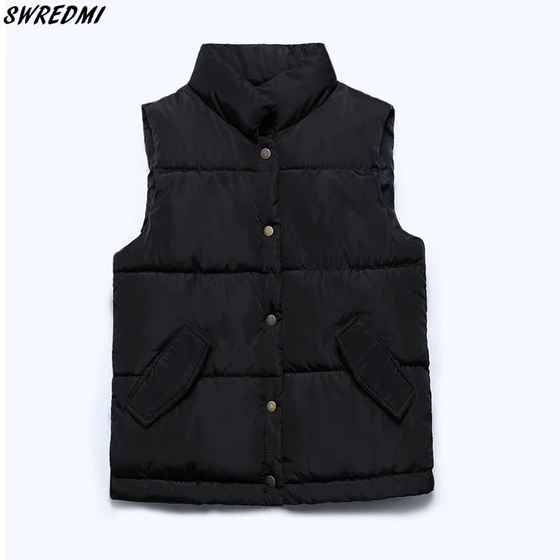 SWREDMI Women Vest 2019 Fashion Winter Solid Vest Short Cotton Down Waistcoat Female Thick Warm Sleeveless Vest Plus Size 3XL
SWREDMI Women Vest 2019 Fashion Winter Solid Vest Short Cotton Down Waistcoat Female Thick Warm Sleeveless Vest Plus Size 3XL