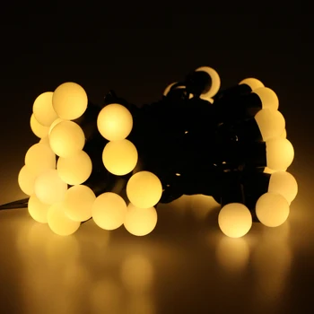 AC 110V 5m 50LED Warm White Fairy Christmas Lights Wedding Decoration Light LED Ball String Lights With US Plug
AC 110V 5m 50LED Warm White Fairy Christmas Lights Wedding Decoration Light LED Ball String Lights With US Plug