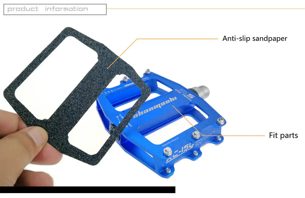 SMS Double Antiskid 3 Bearing Thickened Bicycle Pedal CNC MTB Mountain Road Bike Pedal Surface Adding Sand Pad Antiskid Pedal
SMS Double Antiskid 3 Bearing Thickened Bicycle Pedal CNC MTB Mountain Road Bike Pedal Surface Adding Sand Pad Antiskid Pedal