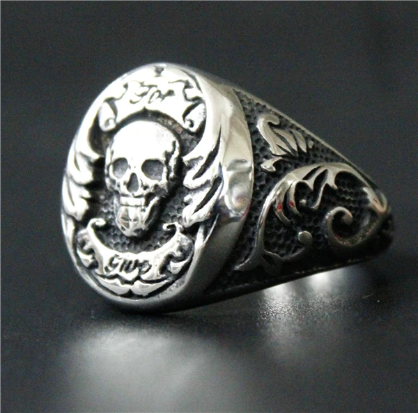 Cool Ghost Skull Ring 316L Stainless Steel Jewelry Biker Ring Women Mens Silver Gor Skull Ring
Cool Ghost Skull Ring 316L Stainless Steel Jewelry Biker Ring Women Mens Silver Gor Skull Ring