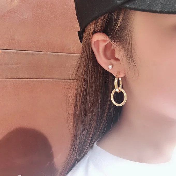 Timeless Wonder glam simple geo linked Stud Statement Earrings neat hiphop Party Show Gift Brincos super versatile top ins 2422
Timeless Wonder glam simple geo linked Stud Statement Earrings neat hiphop Party Show Gift Brincos super versatile top ins 2422