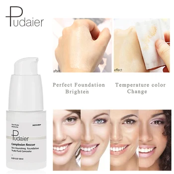 Pudaier Brand Color Changing Foundation Cream Brighten skin Makeup Base Tonal Liquid Foundation Face Temperature Color Changing
Pudaier Brand Color Changing Foundation Cream Brighten skin Makeup Base Tonal Liquid Foundation Face Temperature Color Changing