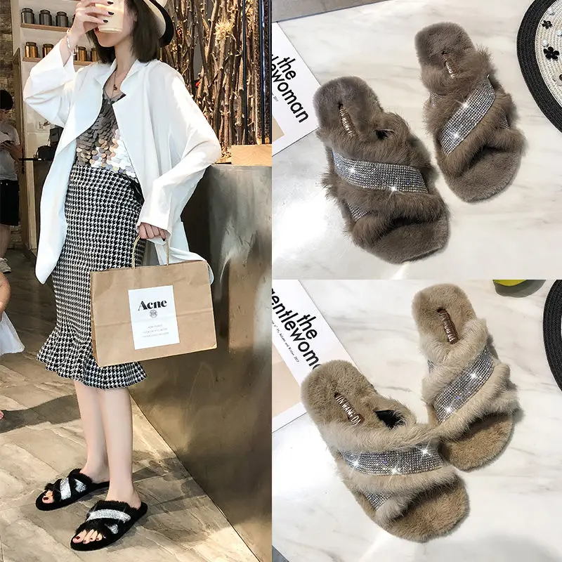 Juyouki Luxury Brand Women Winter Home Shining Crystal Slippers Non-slip Soft Warm House Cute Slipper Bedroom Floor Casual Shoes
Juyouki Luxury Brand Women Winter Home Shining Crystal Slippers Non-slip Soft Warm House Cute Slipper Bedroom Floor Casual Shoes