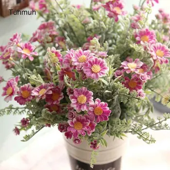 Flocking Plastic Artificial Flowers Small Daisy Bouquet Rural Country Style Wedding Party Home Decoration Fake Flower Plants
Flocking Plastic Artificial Flowers Small Daisy Bouquet Rural Country Style Wedding Party Home Decoration Fake Flower Plants