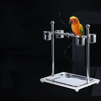 Stainless steel bird cage starling station parrot standing stand vertical bird shelf portable training frame ZP6301403
Stainless steel bird cage starling station parrot standing stand vertical bird shelf portable training frame ZP6301403