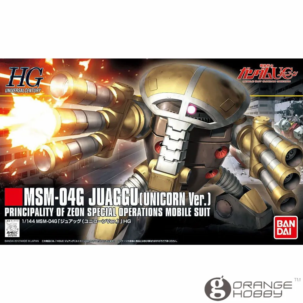 OHS Bandai HGUC 139 1/144 MSM-04G Juaggu Unicorn Ver Mobile Suit Assembly Model Kits
OHS Bandai HGUC 139 1/144 MSM-04G Juaggu Unicorn Ver Mobile Suit Assembly Model Kits