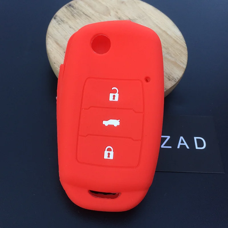 Силиконовый чехол ZAD для автомобильного ключа защитный Changan CS75 EADO CS35 RAETON CS15 V3 V5 V7 2