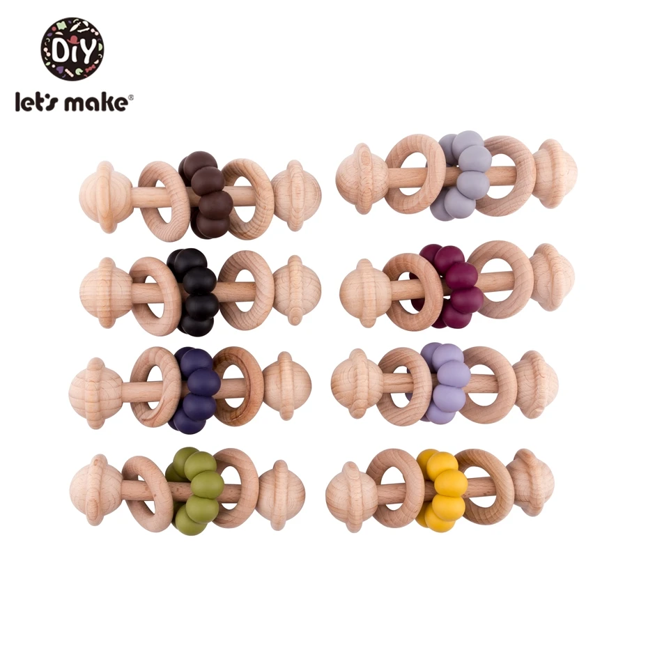 Let'S Make Wooden Rattle Silicone Wooden Teether Food Grade Toddler Activity Toys Baby Teether Wooden Ring Teething Toy
Let'S Make Wooden Rattle Silicone Wooden Teether Food Grade Toddler Activity Toys Baby Teether Wooden Ring Teething Toy