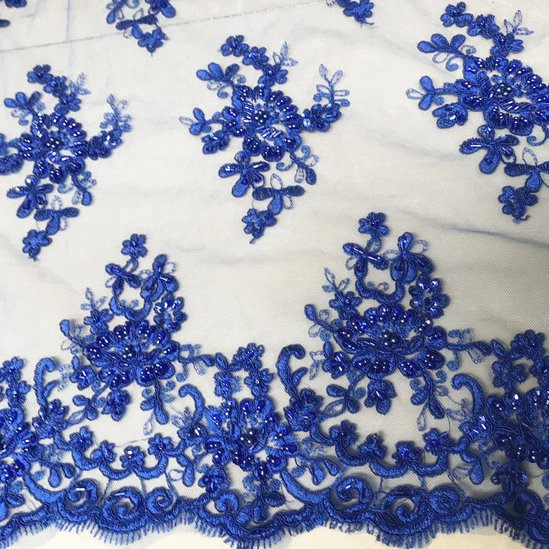 1 Yard Beading lace tulle mesh embroidery wedding gowns lace girls party Fushia lace, Royal blue lace fabric with beads shiny!
1 Yard Beading lace tulle mesh embroidery wedding gowns lace girls party Fushia lace, Royal blue lace fabric with beads shiny!