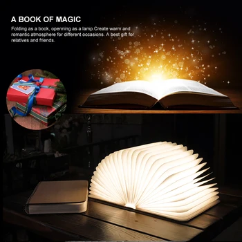 LEDGLE USB Wooden Book Table Lamp Rechargeable Booklight LED Lamps Folding Night Light Creative Nightlight for Decor Desk Lights
LEDGLE USB Wooden Book Table Lamp Rechargeable Booklight LED Lamps Folding Night Light Creative Nightlight for Decor Desk Lights