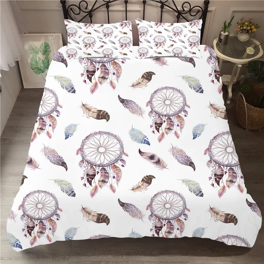 Bedding Set 3D Printed Duvet Cover Bed Set Dreamcatcher Bohemia Home Textiles for Adults Bedclothes with Pillowcase #BMW19
Bedding Set 3D Printed Duvet Cover Bed Set Dreamcatcher Bohemia Home Textiles for Adults Bedclothes with Pillowcase #BMW19