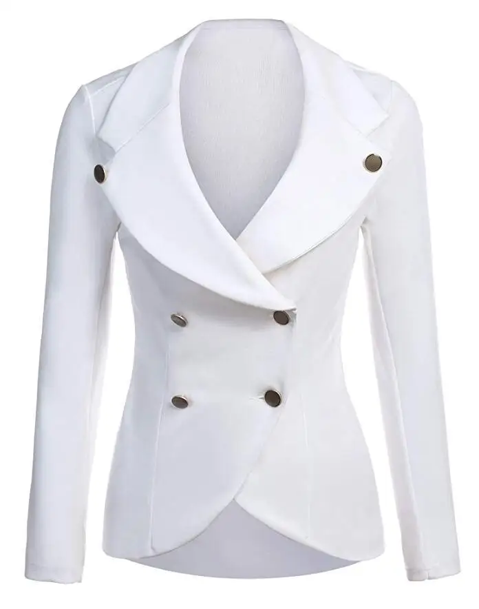2018 New Spring Autumn Slim Long sleeve women jacket business office work wear blazer fashion Elegant Double Breasted blazer
2018 New Spring Autumn Slim Long sleeve women jacket business office work wear blazer fashion Elegant Double Breasted blazer