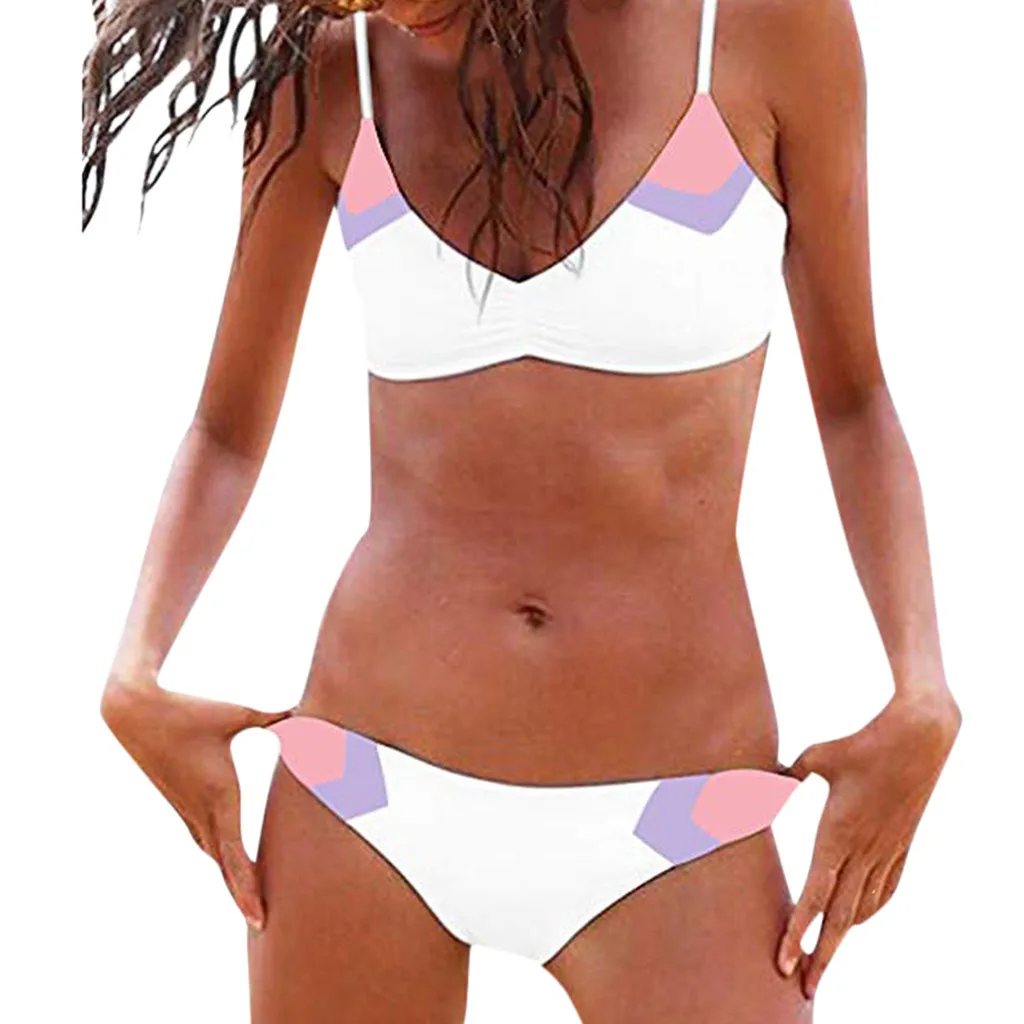 Women sexy Patchwork Bandage Two Pieces Bikini Swimsuit Beachwear Set Swimwear yellow maillot de bain femme Vacation Beach
Women sexy Patchwork Bandage Two Pieces Bikini Swimsuit Beachwear Set Swimwear yellow maillot de bain femme Vacation Beach