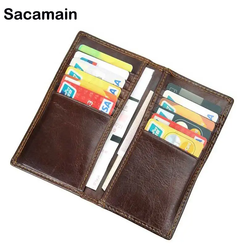 2018 New Style Genuine Leather Business Wallet Card Holder Rfid Blocking Wallet For Credit Cards Crazy Horse Leather Long Wallet
2018 New Style Genuine Leather Business Wallet Card Holder Rfid Blocking Wallet For Credit Cards Crazy Horse Leather Long Wallet