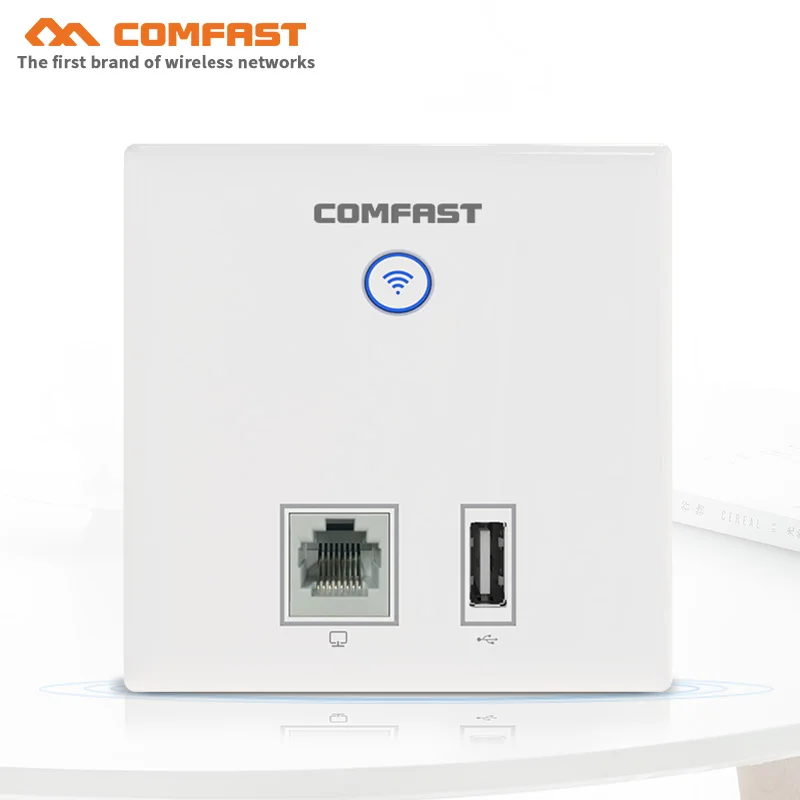 750Mbps Access Point Poe in Wall AP Wireless Router Dual Band 2.4G&5.8G Access Point AP Repeater with 2*RJ11+ RJ45 WAN/LAN Port
750Mbps Access Point Poe in Wall AP Wireless Router Dual Band 2.4G&5.8G Access Point AP Repeater with 2*RJ11+ RJ45 WAN/LAN Port