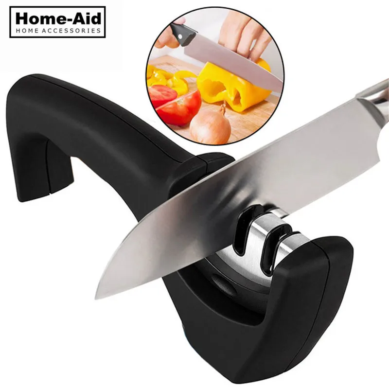 1PC 3 Stages Professional Knife Sharpener Diamond Stainless Steel Knife sharpening Tool Carbide Ceramic Knife Kitchen Tools
1PC 3 Stages Professional Knife Sharpener Diamond Stainless Steel Knife sharpening Tool Carbide Ceramic Knife Kitchen Tools